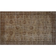 Apex Halı El Dokuması Vintage Yün-Pamuk Kahve Halı 27205 170 x 282 cm