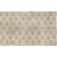 Apex Halı El Dokuması Vintage Yün-Pamuk Bej Halı 13404 145 x 238 cm