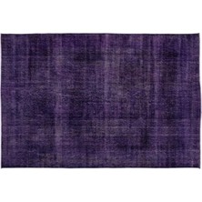Apex Halı El Dokuması Vintage Yün-Pamuk Mor Halı 8373 206 x 303 cm