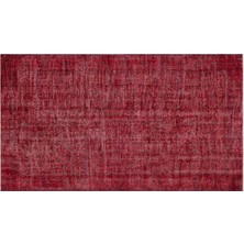 Apex Halı El Dokuması Vintage Yün-Pamuk Kırmızı Halı 29630 153 x 272 cm