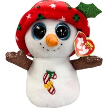 Odea Tr Beanie Boos Brrrnie Peluş Oyuncak Beyaz Ayı Büyük Gözlü 15 cm