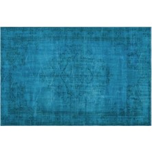 Apex Halı El Dokuması Vintage Yün-Pamuk Turkuaz Halı 28952 175 x 267 cm