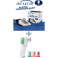 Odea Tr AC-433 Koldan Ölçer Tam Otomatik Tansiyon Aleti + AC-9270 Dijital Temassız Ateş Ölçer, 2 Yıl Garanti