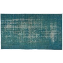 Apex Halı El Dokuması Vintage Yün-Pamuk Turkuaz Halı 3262 153 x 264 cm