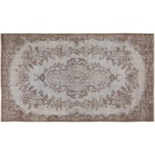 Apex Halı El Dokuması Vintage Yün-Pamuk Mavi Halı 7466 164 x 284 cm
