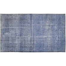 Apex Halı El Dokuması Vintage Yün-Pamuk Mavi Halı 12449 183 x 316 cm