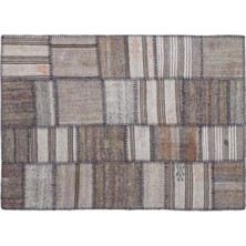 Apex Halı El Dokuması Patchwork Vintage Yün-Pamuk Çizgili Halı 1312 160 x 230 cm
