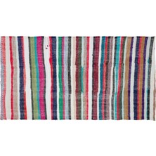 Apex Halı El Dokuması Vintage Yün Pamuk Çizgili Halı 31886 172X314 cm