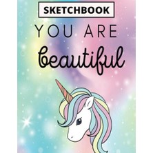 Pratik Ev Sketchbook: Drawing, Drawing Book, Kids), Notebook With Unicorns, (Sketchbook For