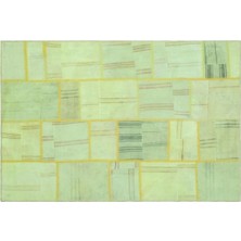 Apex Halı El Dokuması Patchwork Vintage Yün-Pamuk Renkli Halı 25574 156 x 232 cm