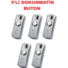 Odea Tr SR-723 Paslanmaz Çelik Kapı Açma Butonu No Nc Com Metal Çıkış Butonu Geçiş Kontrol Sistemi 5 Adet
