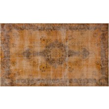 Apex Halı El Dokuması Vintage Yün-Pamuk Kahve Halı 34379 172 x 280 cm