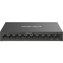 MS110CP | 10 Port Poe+ Switch | 8 Port Poe Kamera Switch | 2 Gigabit Uplink | 65W | 250M Extend | Vlan | Network Switch | Güvenlik Sistemi Uyumlu