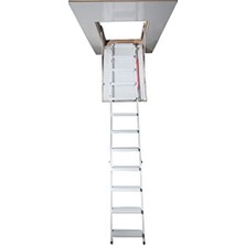 Pratik Ev 70X130 Katlanır Metal Çatı Merdiveni