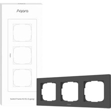 Pratik Ev Anahtar Çerçevesi 3'lü Gri FE-X02D-G