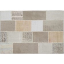 Apex Halı El Dokuması Patchwork Vintage Yün-Pamuk Çizgili Halı 1426 120 x 180 cm