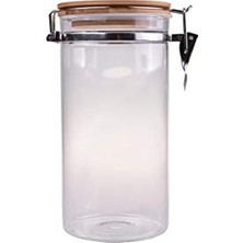 Pratik Ev Kilitli Cam Saklama Kabı, 20 Cm, 1300 ml