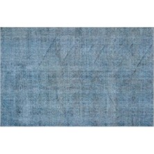 Apex Halı El Dokuması Vintage Yün-Pamuk Mavi Halı 27061 200 x 308 cm