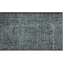 Apex Halı El Dokuması Vintage Yün-Pamuk Gri Halı 22954 163 x 265 cm