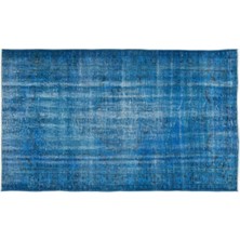 Apex Halı El Dokuması Vintage Yün-Pamuk Turkuaz Halı 10854 143 x 240 cm