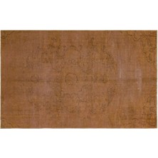 Apex Halı El Dokuması Vintage Yün-Pamuk Kahve Halı 35928 135 x 225 cm