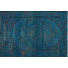 Apex Halı El Dokuması Vintage Yün-Pamuk Turkuaz Halı 28080 158 x 235 cm