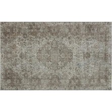 Apex Halı El Dokuması Vintage Yün-Pamuk Gri Halı 35245 162 x 268 cm