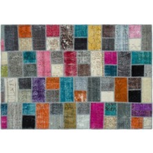 Apex Halı El Dokuması Patchwork Vintage Yün-Pamuk Multi Naturel Halı 20564 170 x 245 cm