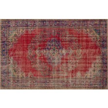 Apex Halı El Dokuması Vintage Yün-Pamuk Naturel Halı 33390 182 x 284 cm