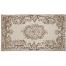 Apex Halı El Dokuması Vintage Yün-Pamuk Bej Halı 5842 170 x 300 cm