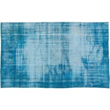 Apex Halı El Dokuması Vintage Yün-Pamuk Turkuaz Halı 15639 172 x 287 cm