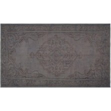 Apex Halı El Dokuması Vintage Yün-Pamuk Gri Halı 27620 170 x 294 cm