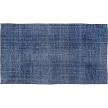 Apex Halı El Dokuması Vintage Yün-Pamuk Mavi Halı 14967 142 x 262 cm