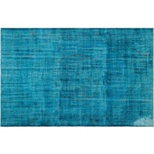Apex Halı El Dokuması Vintage Yün-Pamuk Turkuaz Halı 23202 184 x 282 cm