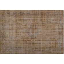 Apex Halı El Dokuması Vintage Yün-Pamuk Kahve Halı 23660 191 x 274 cm