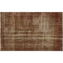 Apex Halı El Dokuması Vintage Yün-Pamuk Kahve Halı 17877 175 x 271 cm