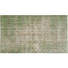 Apex Halı El Dokuması Vintage Yün-Pamuk Yeşil Halı 18104 140 x 246 cm