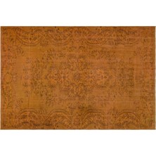 Apex Halı El Dokuması Vintage Yün-Pamuk Turuncu Halı 34302 173 x 266 cm