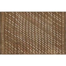 Apex Halı El Dokuması Vintage Yün-Pamuk Geometric Halı 36597 163 x 248 cm
