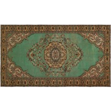 Apex Halı El Dokuması Vintage Yün-Pamuk Retro Halı 18272 173 x 303 cm