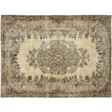 Apex Halı El Dokuması Vintage Yün-Pamuk Naturel Halı 12940 195 x 256 cm