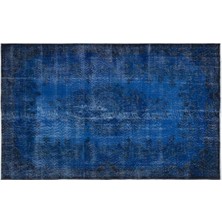 Apex Halı El Dokuması Vintage Yün-Pamuk Mavi Halı 18823 176 x 285 cm