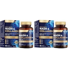 Pratik Ev Tip I-Iıı Kolajen, Nadh ve Hyalüronik Asit Içeren 60 Tablet, 2 Paket
