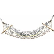 Pratik Ev 2 Adet Fileli Renkli Örgü Ip Hamak 180 x 90 cm Uygun Hamak Tek Kişilik Hamak