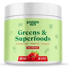 Pratik Ev Red Berries Aromalı Greens ve Superfoods Tozu, 120G, 20 Servis