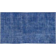 Apex Halı El Dokuması Vintage Yün-Pamuk Mavi Halı 9694 175 x 305 cm