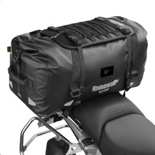 Odea Tr Bagaj Motosiklet Çantası, Su Geçirmez Spor Çantası, Kamp, Tekne, Bisiklet Için Geniş Depolama Alanlı Seyahat Çantası, 60 L, Siyah