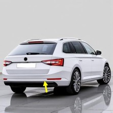 Pratik Ev Arka Tampon Çeki Demiri Kapağı 3V5807441 Skoda Superb Combi ile Uyumlu 2016-2019