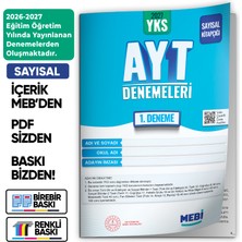 İnformal Yayınları 2027 Yks-Ayt Sayısal Mebi Online Türkiye Geneli 1. Deneme Büyük Boy Renkli Baskı Ücreti