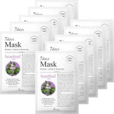 Pratik Ev 7 Days Kalp Yaprağı Özlü Yatıştırıcı ve Nemlendirici Vegan Kağıt Maske